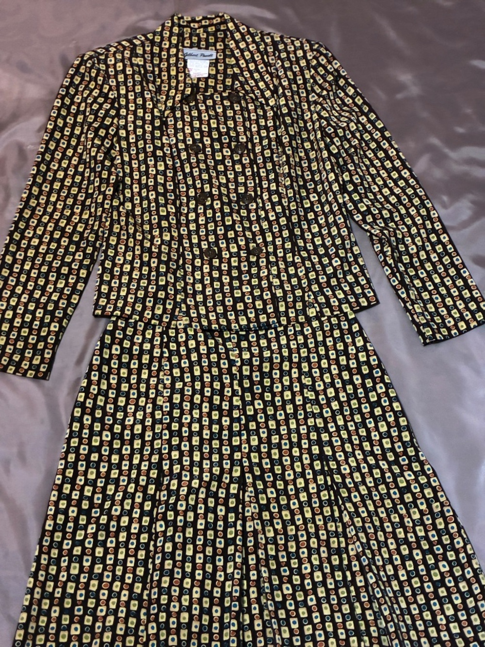 Gilbert Pavell Patterned Skirt Suit